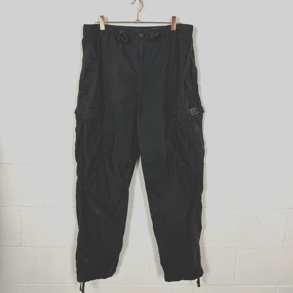 SUPERDRY‎ Men's Paratrooper Cargo Pants 32X30 Black Utility Military Gorpcore
